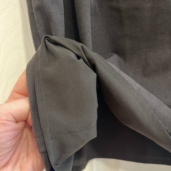 J. Jill Suede Feel Mini Skirt Womens Walnut Brown Size 14 - Picture 4 of 9